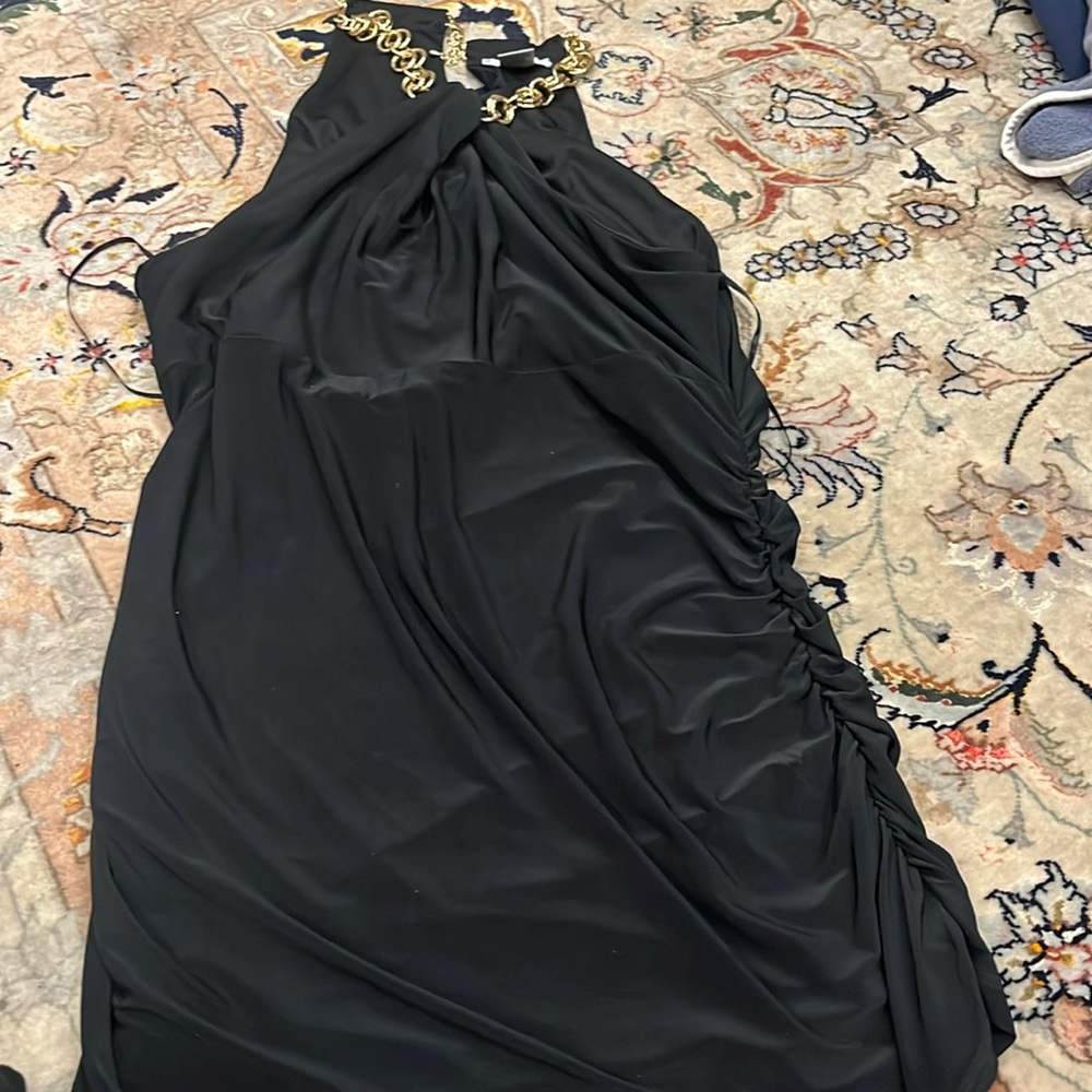 Mini sexy black dress